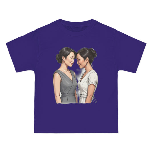 Beefy-T®  Short-Sleeve T-Shirt - Design 004 - LGBT Couples