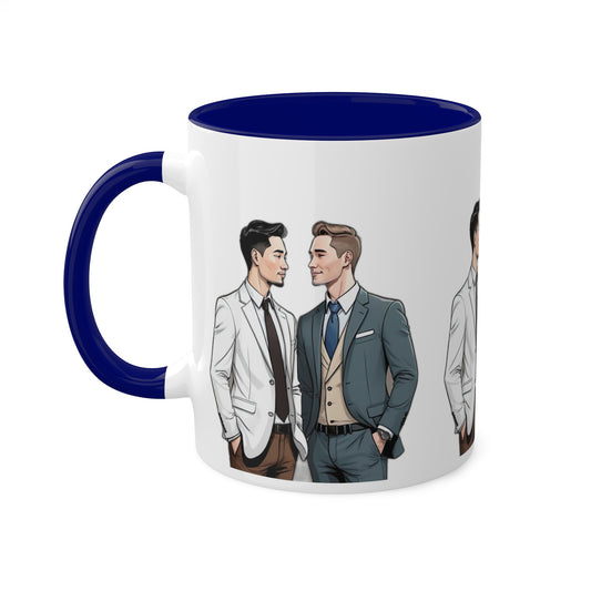 LGBT Couples - Colourful Mugs, 11oz - Design 070