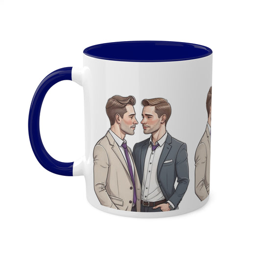 LGBT Couples - Colourful Mugs, 11oz - Design 061