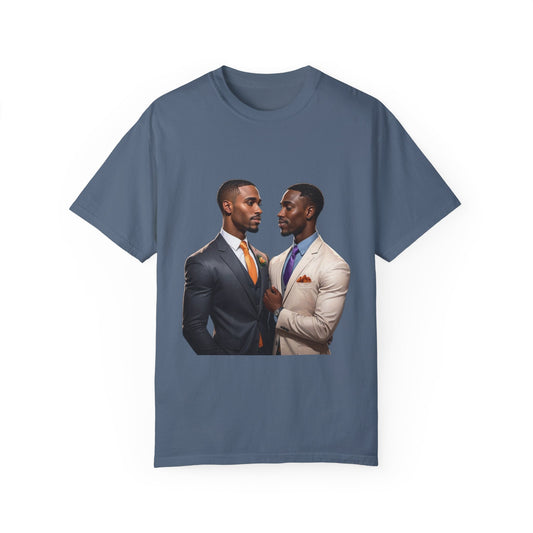 LGBT Couples - Unisex Garment-Dyed T-shirt - Design 074