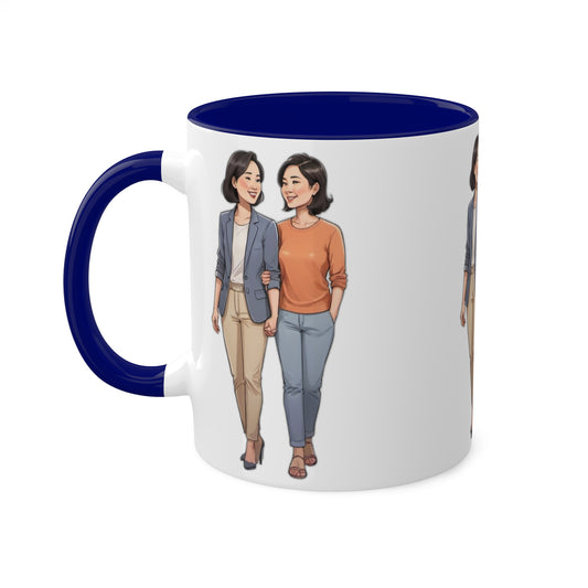 LGBT Couples - Colourful Mugs, 11oz - Design 003