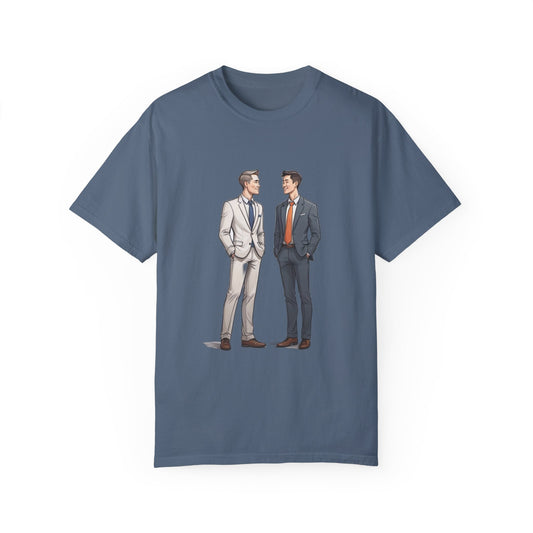 LGBT Couples - Unisex Garment-Dyed T-shirt - Design 071
